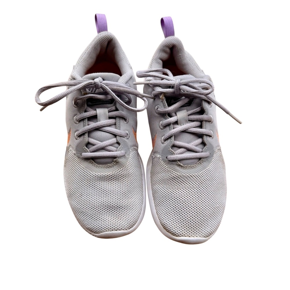 Nike Flex Experience Run 10 Womens Grey Orange Running Shoes CI9964-005 Size 8